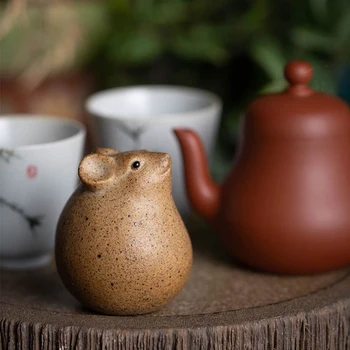 1/2vnt Porceliano 5 x 5.8 CM Pasisekė pelės Arbatos Pet teaware Aksesuarų, Rankų darbo keramikos Kinijos Retro stiliaus Namų Dekoro Arbatos rinkinys