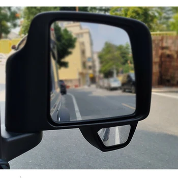 1 Pora Juodos spalvos ABS Automobilio galinio vaizdo Blind Spot Assist Veidrodis Tinka Suzuki Jimny 2020 M. 2018 m. 2019 Pakeitimo