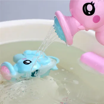 1 VNT Kūdikių Vonia Vandens Žaislai, ekologiškos Dramblys Purkštuvų Siurbimo Dizainas Spalvinga Gyvūnų Formos Žaislas Vaikams Dovanų