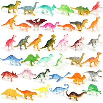 10vnt/daug Mini Dinozaurų Modelio Vaikų Švietimo Žaislai Mažiems Modeliavimas Gyvūnų Duomenys vaikams Žaislus Berniukui Dovana
