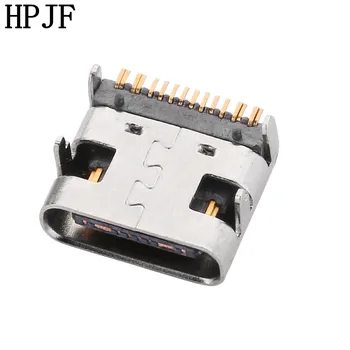 10VNT TIPAS-C USB-3.1 MOTERŲ LIZDAS, 16P 16 PIN DIP4 SMT Hd 