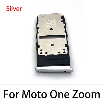 10VNT Už Moto Vieną Zoom Mikro Nano SIM Kortelės Laikiklį Plokštelės Įpjovos Laikiklio Adapterio Lizdas atsarginės Dalys