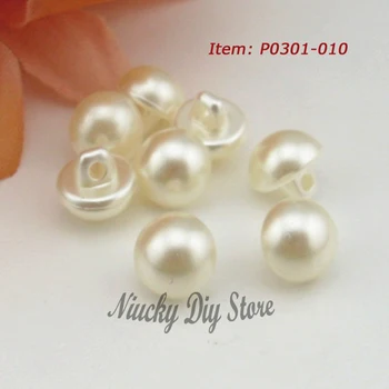 144pcs 8mm / 9mm mini karka perlų mygtukai, siuvimo megztinis marškinėliai kūdikių moterys, dekoratyviniai aksesuarai