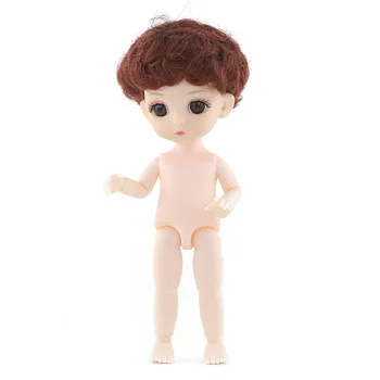 16cm BJD Doll 13 Kilnojamojo Sujungta Lėlės Mielas Berniukas Grybo Galva Lėlės Mergaitėms, Žaislai Nuogas Kūnas Mados Dovana