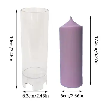 1pc Ilgo Strypo Formos Plastiko Žvakių Liejimo Modelis 