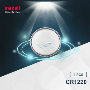 1pc Maxell Originalus CR1220 Mygtuką Ląstelių Monetos Baterijos CR1220 Automobilį Nuotolinio Valdymo Elektros, Signalizacijos 3V Ličio Baterija