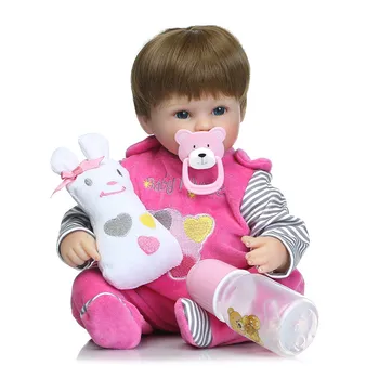 1PC Naujas Manekeno Žindukas Už Reborn Baby Lėlės Su Vidaus Magnetinio Accessories Mielas Dovana Kūdikio Spenelių mielas kalėdų žaislas
