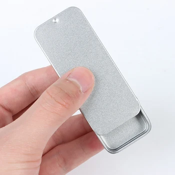1PC Nešiojamų Alavo Box Mini Geležies dangteliu Saugojimo Papuošalai Tabletes Atvejais Konteineris Gali 80x34x12MM