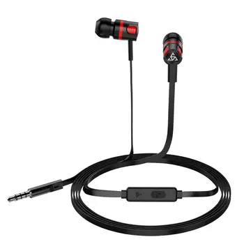 1PC UTV T2-ear Ausinės, Triukšmo Izoliacija ausyje Aukštos kokybės Ausinės Su Mikrofonu Universalus Mobiliojo Telefono Ausines.