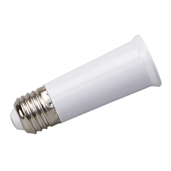 1PCS E27 Į E27 9mm Pratęsimo Bazinė LED Šviesos Lempos Lemputė Adapterio Lizdas Konverteris, CFL Lemputės, Lempos Adapterio Lemputės, Lempos Laikiklis