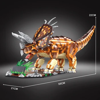 2021 Juros periodo Gyvūnų Parkas Dinozaurų Pasaulyje Mecha Ceratosaurus Spinosaurus SS Modelis Statyba Blokai, Plytos, Žaislai, Dovanos