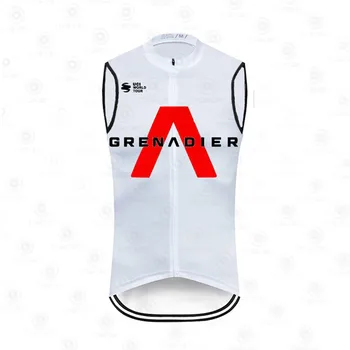 2021 m. Vasarą komanda Grenadierių windof dviračių vest kvėpuojantis windvest rankovių maillot MTB Ropa Ciclismo windstopper gilet