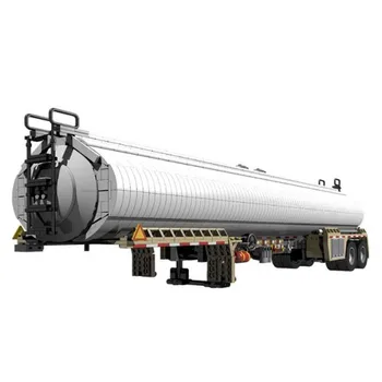 2021 Naujas RC high-tech Serijos SS 6138/7501 baltos alyvos bako vilkti sunkvežimių Pastato Nustatyti Plytų žaislai