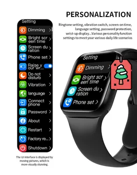 2021 Naujas Smart Žiūrėti Su ausinėmis, Bluetooth Ryšį 1.54 Colių Smartwatch IP68 Vandeniui Smart Žiūrėti 