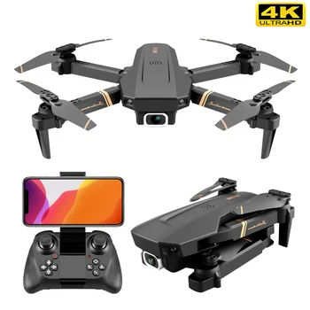 2021 NAUJAS V4 4K/1080P tranai RC drone 4k WIFI live vaizdo FPV su HD 4k Plataus Kampo profesional Kamera quadrocopter drone berniukas žaislas