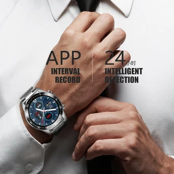 2021 Naujų Plieno Juosta Smart Watch Vyrų Širdies ritmas IP68 Vandeniui Visiškai Jutiklinis Ekranas Prabanga Smartwatch Mens Už Xiaomi 