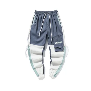 2021 Streetwear Hip-Hop Krovinių Kelnės, vyriški Poilsiu Kelnes Multi-kišeniniai Kelnės Harajuku Sporto Atsitiktinis Sweatpants 5XL