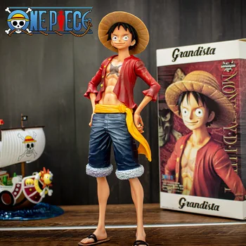 27cm One Piece Anime Personažai Laughing Out Loud Beždžionė D Luffy Pakuotėje Klasikinis Modelis Žaislai Veiksmų Skaičius, Lėlės Vaikų Dovanų