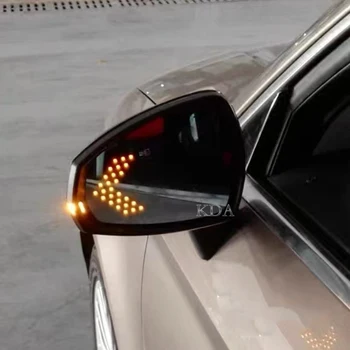 2vnt Blue Veidrodis Stiklas Šildomas Kampas Platus Akinimo Įrodymas, LED Posūkio Signalo Lemputė Audi A3 S3 m. m. 2016 m. 2017 m. 2018 m. 2019 m.