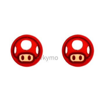 2VNT Nintendo Jungiklis Lite NS Kreiptuką Padengti Nykščio Stick Danga Bžūp Odos Džiaugsmas-Con Valdytojas JoyCon Gamepad Thumbstick Atveju
