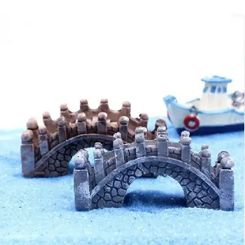 2vnt Retro Arch Bridge Žuvų Bakas Akvariumas Micro Kraštovaizdžio Miniatiūrinės Puošybos