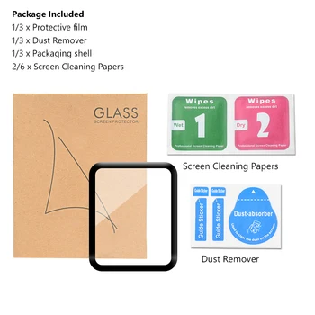 3D Išlenkti Screen Protector For Apple Žiūrėti Serijos 4 5 6 SE 40MM 44MM Ne Glass Ekrano apsaugos IWatch 3 2 1 38MM 42MM