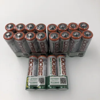 4-20 VNT. Naujų 1.2 V AA baterija 3600mAh NI-MH iš Anksto Įkrauti Akumuliatoriai Ni-MH AA3600 Baterija Žaislai, Kamera, Mikrofonas