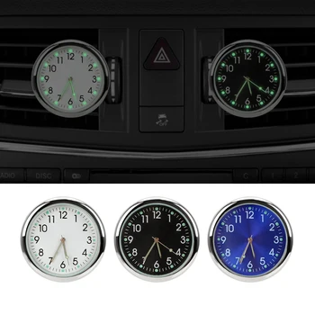 4x4cm Automobilių Laikrodžiai Kvarco Šviesos Apdaila Oro Ventiliacijos Angos Priemonės prietaisų Skydelio laikiklio pagrindą Sunkvežimių Off Road 4x4 Automobilių Priedai