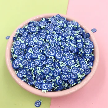 50g Karšto Molio Blueberry Slice Polimero Drožlių Amatų Padaryti 