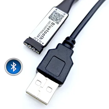 5V USB LED RGB Wifi Valdytojas Bluebooth Galia TV Backlight led RGB juostos Valdiklis Tolimosios Šviesos Wifi Magija Namų spalvinga