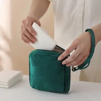 80% Karšto Pardavimo!!! Moterų higieninės servetėlės saugojimo krepšys mažas maišelis nešiojamų aikštėje papuošalų laikymo maišelis