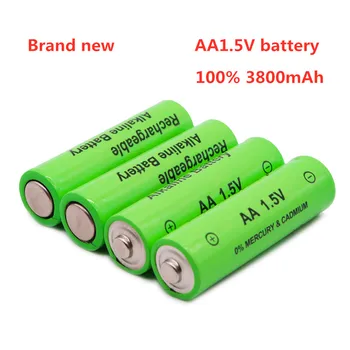 AA AAA 1,5 V Baterijos Įkrovimo Šarminės baterijos 3000mAh+4000mAh Už Fakelas Žaislai, Laikrodis, MP3 Grotuvas Pakeisti Ni-Mh Baterija