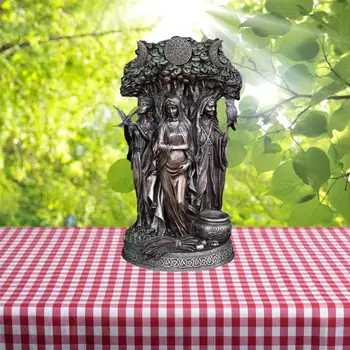 Airijos Vario Triple Deivė Dervos Statula Graikų Religija Kambarį Sodo Namų Dekoro Priedai