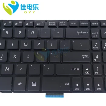 Anglų foninio apšvietimo klaviatūra ASUS VivoBook Pro x705 x705ma x705m x705ua x705uf x705u N705 Kompiuterių klaviatūros MUMS 0KNB0 6601US00