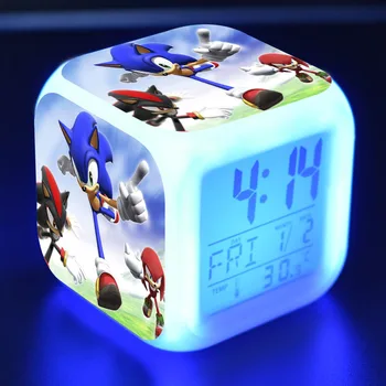 Animacinių filmų LED Laikrodis-Žadintuvas Vaikams, Žaislai Pabusti Šviesos diodų (Led Laikrodis Skaitmeninis Laikrodis-Žadintuvas Reloj Despertador Lentelė Reveil Stalas Wekker