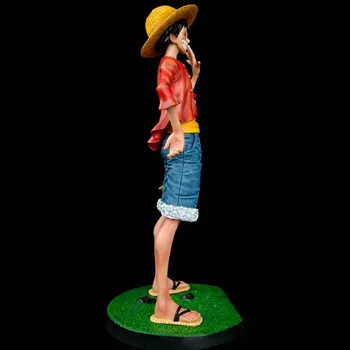 Anime One Piece Beždžionė D Luffy PVC Veiksmų Skaičiai Veiduką Modelis Žaislai, Dovanos, 43cm