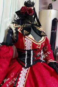 Anime VTuber Hololive Houshou Jūrų Gothic Lolita Dress Spalvingas Vienodas Cosplay Kostiumas Moterims Helovinas Nemokamas Pristatymas 2020 M.