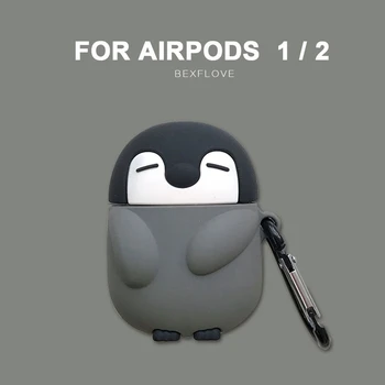 Ausinės Atveju AirPods Atveju Silikono Mielas Dinozauras Animacinių Filmų Pieno Arbata Dangtelis Apple AirPods 1 2 Ausinių Atveju Reikmenys Žiedas