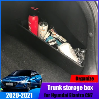 Automobilio bagažo skyriaus saugojimas ir saugojimo dėžutė prekių tinka Hyundai Elantra Avante CN7 2020 2021