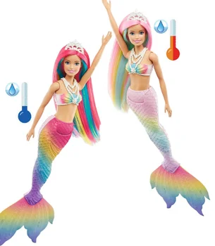 Barbė Dreamtopia Renk Değiştiren Sihirli Denizkızı Sürpriz Hediyeli Denizkızı Barbie Bebeği