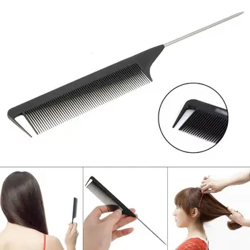 Bauda-dantų Metalo Rat Tail Šukos Pin Anti-static Plaukų Stilius, Plaukų Formavimo Įrankis, Skirtas 
