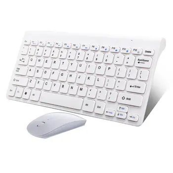 Belaidžio Klaviatūros ir Pelės Rinkinys Ultra-Plonas ir Patvarus Pelės ir Klaviatūros Nešiojamų Pelė ir Klaviatūra, ir PC Kompiuteris