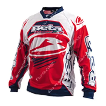 Beta lenktynių enduro megztiniai motokroso mx dviratį mtb dviračių t-shirt vyrai vasarą komanda camiseta dh ilgomis rankovėmis kalnų krešulys