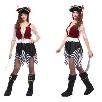 Bluey merginos suaugusiųjų fantasia Helovinas Suaugusiųjų moterų kostiumas piratų Helovinas cospaly kostiumas suaugusiųjų moterų kostiumas mergaitėms suknelė