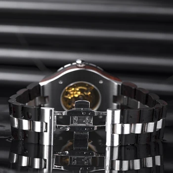 BOBO PAUKŠČIŲ Mechaninė Laikrodžiai Vyrams Medienos Automatinis laikrodis atsparus Vandeniui relogio masculino Geriausias Puiki Dovana Su Medienos Box L-S11