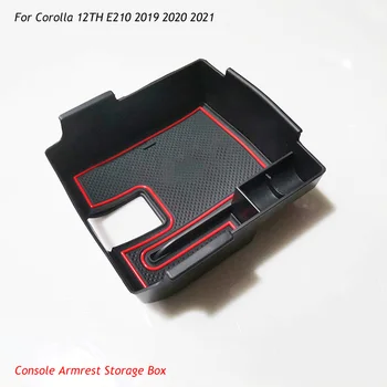 Centrinė Atrama talpinimo Toyota Corolla 2019 2020 konsolė Juodos spalvos Monetų Dėžutė Automobilių Aksesuarų ir Dekoro KN(Kilmės)