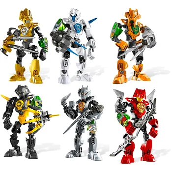 DECOOL Hero Factory 3.0 Robotai Bionicle veiksmų skaičiai modelio Kūrimo Blokus, Plytas Žaislai Vaikams Berniukas Dovanos dropshipping