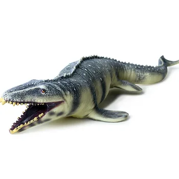 Didelio dydžio vandenyno Priešistorinių sealife gyvūnai, lėlės Modelis Mosasaurus Minkštos želatinos mokymosi žaislai vaikams 43CM