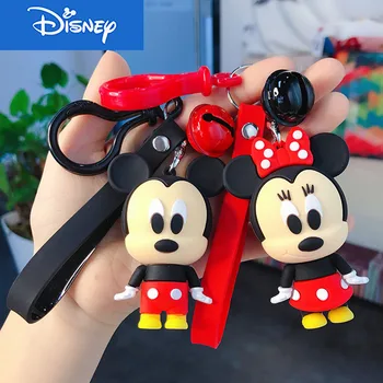 Disney Anime Ir Animacinių Filmų Lašas Klijų Minnie Keychain Mickey Mergaitė Cute Girl In Car Key Chain Paketo Pakabukas Didmeninė Paketų Prižiūrėtojų Raktinę