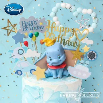 Disney nauja mielas animacinių filmų skraidymas dramblys 2 žaislas rankas daryti, mikro-peržiūrėti lėlės pakabukas modelio papuošalus vaikų dovanų